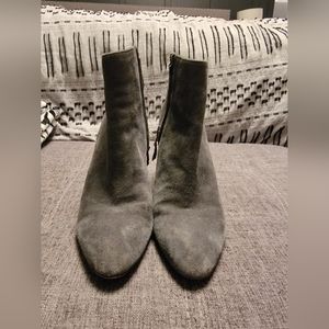 Sam Edelman gray wedge boots
